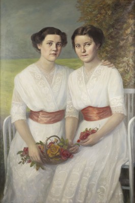 Auktion 137<br>PORTRÄT ZWEIER JUNGER DAMEN (1915)