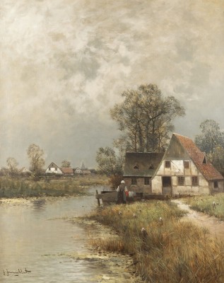 Auction 137<br>SOMMERLANDSCHAFT MIT GEHÖFT