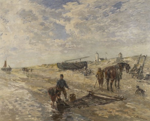 Auktion 137<br>KRABBENFISCHER AM STRAND