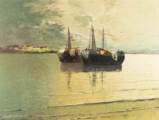 Auktion 137<br>FISCHERBOOTE AN DER KÜSTE