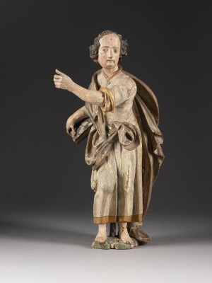 Auction 137<br>APOSTELFIGUR MIT EINEM BUCH