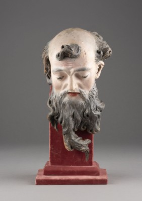 Auction 137<br>HAUPT EINES BÄRTIGEN HEILIGEN WOHL JOHANN BAPTIST STRAUB