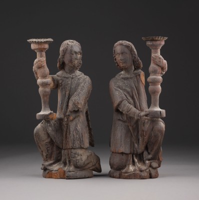 Auction 137<br>PAAR VENEZIANISCHE LEUCHTERENGEL