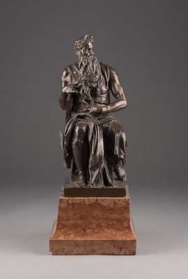 Auktion 137<br>SITZENDER MOSES (NACH MICHEALANGELO)