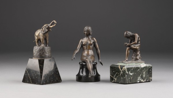 Auction 137<br>KONVOLUT VON DREI BRONZEFIGUREN