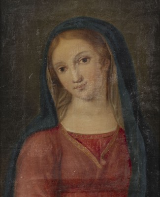 Auktion 137<br>HALBFIGURENBILDNIS DER JUNGFRAU MARIA