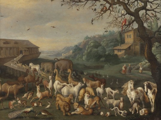 Auktion 137<br>EINZUG DER TIERE IN DIE ARCHE NOAH
