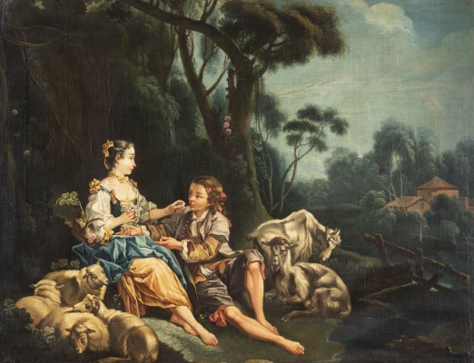 Auction 137<br>GALANTE SZENE - SCHÄFERIDYLL