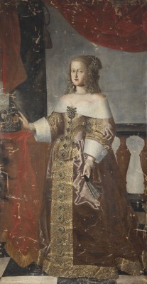 Auction 137<br>LEBENSGROSSES GANZFIGURENBILDNIS DER KÖNIGIN VON DÄNEMARK UND NORWEGEN SOPHIE AMALIE VON BRAUNSCHWEIG-CALENBERG (1628-1685)