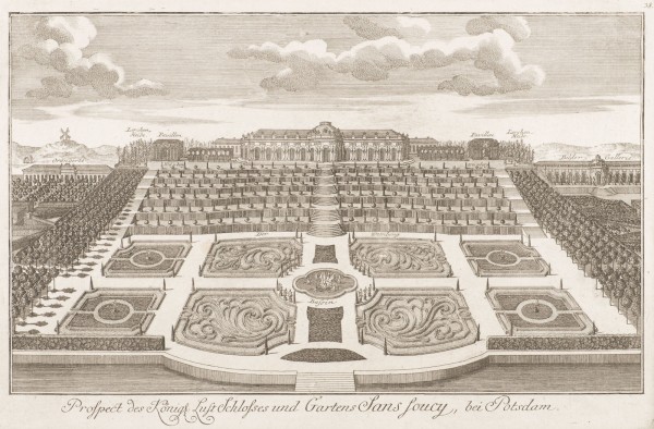 Auction 137<br>VIER ANSICHTEN VON SANS-SOUCI IN POTSDAM