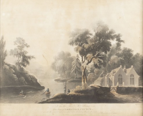 Auction 137<br>'VIEW OF ERBISTOCK CHURCH' (1794)