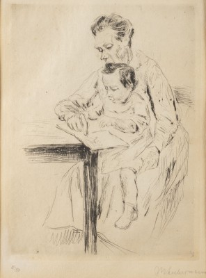 Bild 'KIND MIT WÄRTERIN' (1919)