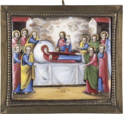 Auktion 138<br>GROSSES FINIFT MIT DEM ENTSCHLAFEN DER GOTTESMUTTER (KOIMESIS)