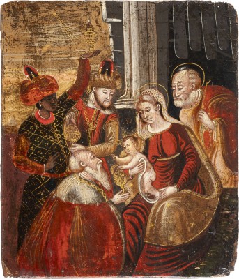 Picture IKONE MIT DER ANBETUNG CHRISTI