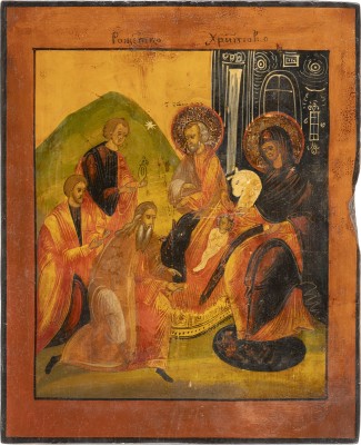 Picture IKONE MIT DER ANBETUNG DER KÖNIGE