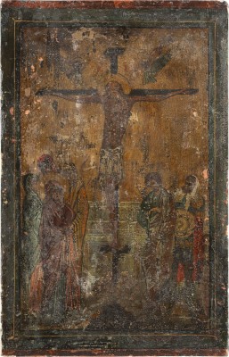 Picture GROSSFORMATIGE IKONE MIT DER KREUZIGUNG CHRISTI