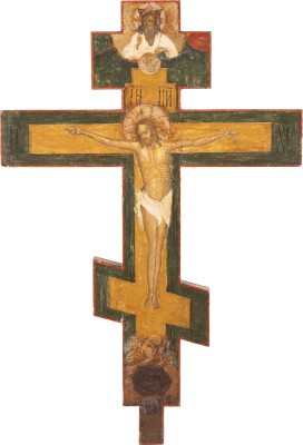 Picture GROSSFORMATIGES KRUZIFIX AUS EINER KIRCHEN-IKONOSTASE