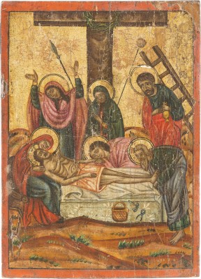 Picture KLEINE IKONE MIT DER GRABLEGUNG CHRISTI
