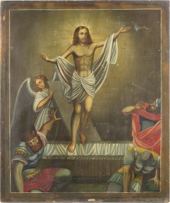 Picture GROSSFORMATIGE IKONE MIT DER AUFERSTEHUNG CHRISTI