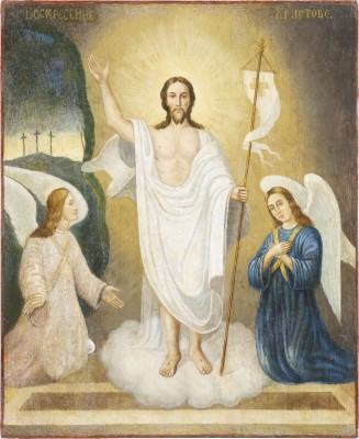 Picture GROSSFORMATIGE IKONE MIT DER AUFERSTEHUNG CHRISTI