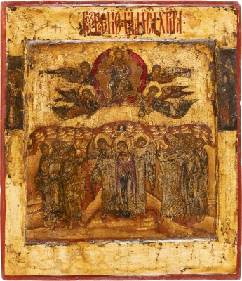 Bild IKONE MIT DER HIMMELFAHRT CHRISTI