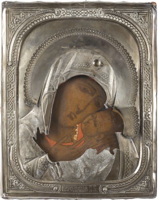 Auction 138<br>IKONE MIT DER GOTTESMUTTER VON CHERSON (KORSUNSKAJA)