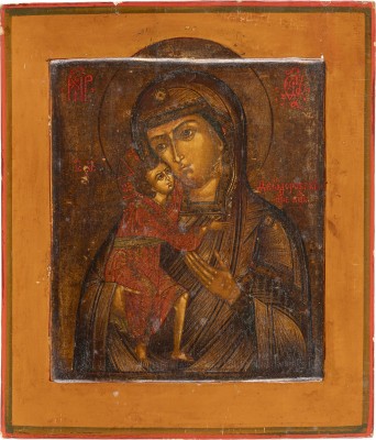 Auktion 138<br>IKONE MIT DER GOTTESMUTTER FEODOROWSKAJA