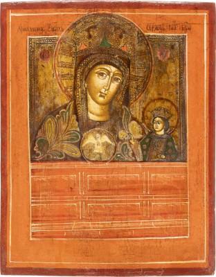 Picture IKONE MIT DER GOTTESMUTTER VON TSCHENSTOCHAU (ERWEICHEN DER HARTEN HERZEN)