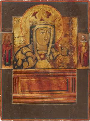Picture IKONE MIT DER GOTTESMUTTER VON TSCHENSTOCHAU (ERWEICHEN DER HARTEN HERZEN)