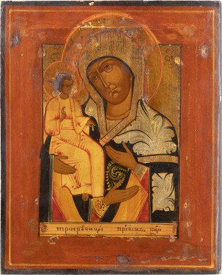 Picture IKONE MIT DER DREIHÄNDIGEN GOTTESMUTTER (TRICHEIROUSA)