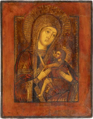 Picture IKONE MIT DER GOTTESMUTTER 'O VSEPETAJA MATI' (OH DU VON ALLEN GEPRIESENE MUTTER)