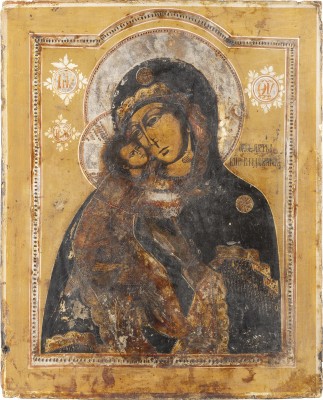 Picture GROSSFORMATIGE IKONE MIT DER GOTTESMUTTER VON WLADIMIR (WLADIMIRSKAJA)