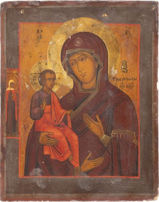 Picture IKONE MIT DER DREIHÄNDIGEN GOTTESMUTTER (TRICHEIROUSA)