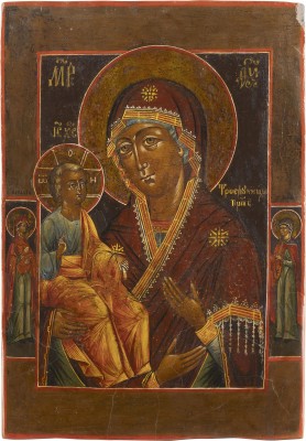 Picture IKONE MIT DER DREIHÄNDIGEN GOTTESMUTTER (TRICHEIROUSA)