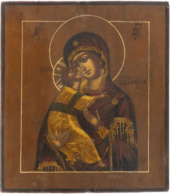 Bild IKONE MIT DER GOTTESMUTTER VON WLADIMIR (WLADIMIRSKAJA)