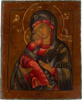 Bild IKONE MIT DER GOTTESMUTTER VON WLADIMIR (WLADIMIRSKAJA)