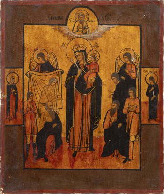 Picture IKONE MIT DER GOTTESMUTTER 'FREUDE ALLER LEIDENDEN'