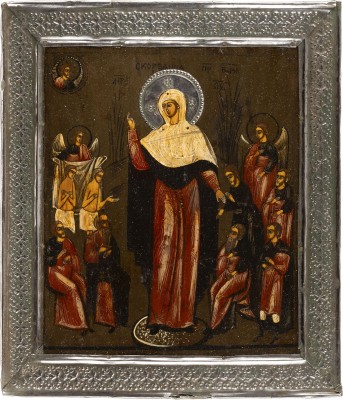 Picture IKONE MIT DER GOTTESMUTTER 'FREUDE ALLER LEIDENDEN' MIT BASMA