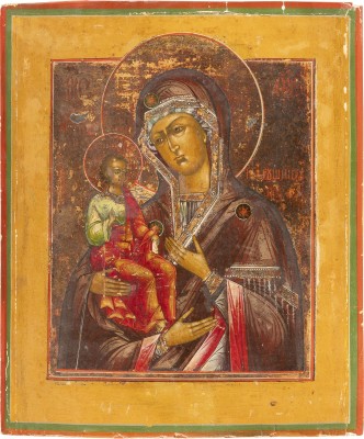 Picture IKONE MIT DER DREIHÄNDIGEN GOTTESMUTTER (TRICHEIROUSA)