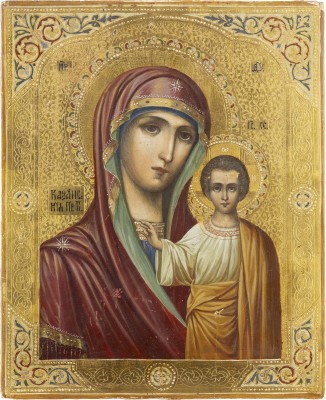 Bild IKONE MIT DER GOTTESMUTTER VON KASAN (KASANSKAJA)