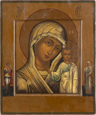 Picture GROSSE IKONE MIT DER GOTTESMUTTER VON KASAN (KASANKSKAJA)