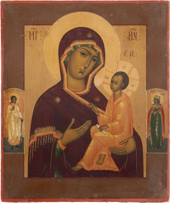 Picture FEINE IKONE MIT DER GOTTESMUTTER VON TICHWIN (TICHWINSKAJA)