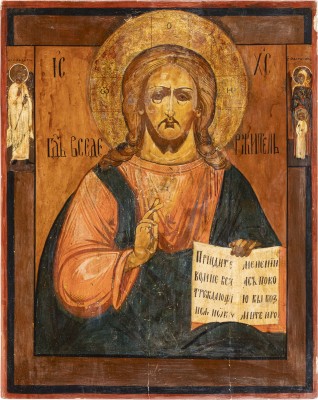 Auction 138<br>GROSSE IKONE MIT CHRISTUS PANTOKRATOR