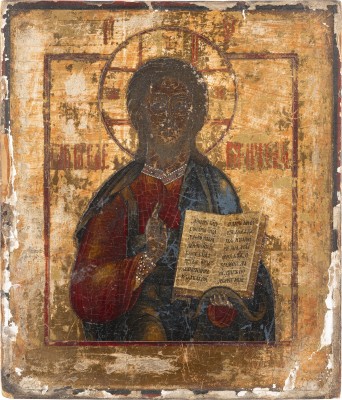 Picture IKONE MIT CHRISTUS PANTOKRATOR