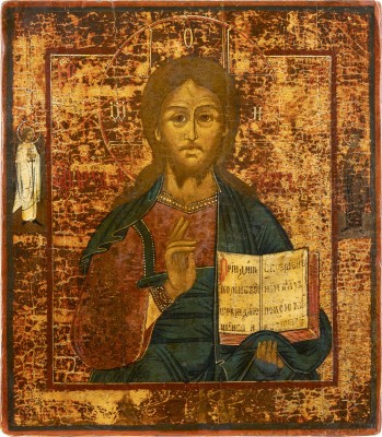 Picture IKONE MIT CHRISTUS PANTOKRATOR