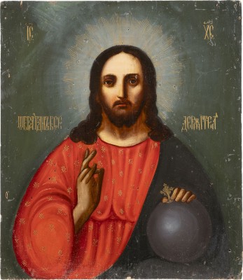 Picture GROSSE IKONE MIT CHRISTUS DEM WELTENHERRSCHER