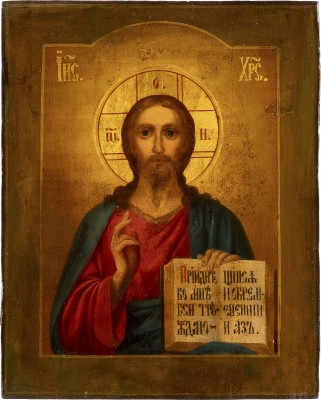Bild IKONE MIT CHRISTUS PANTOKRATOR