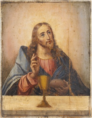 Bild IKONE MIT CHRISTUS UND DER EUCHARISTIE
