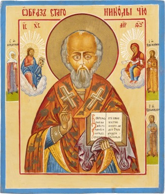 Auction 138<br>IKONE MIT DEM HEILIGEN NIKOLAUS VON MYRA