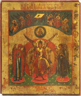 Auktion 138<br>IKONE MIT SOPHIA, DER GÖTTLICHEN WEISHEIT